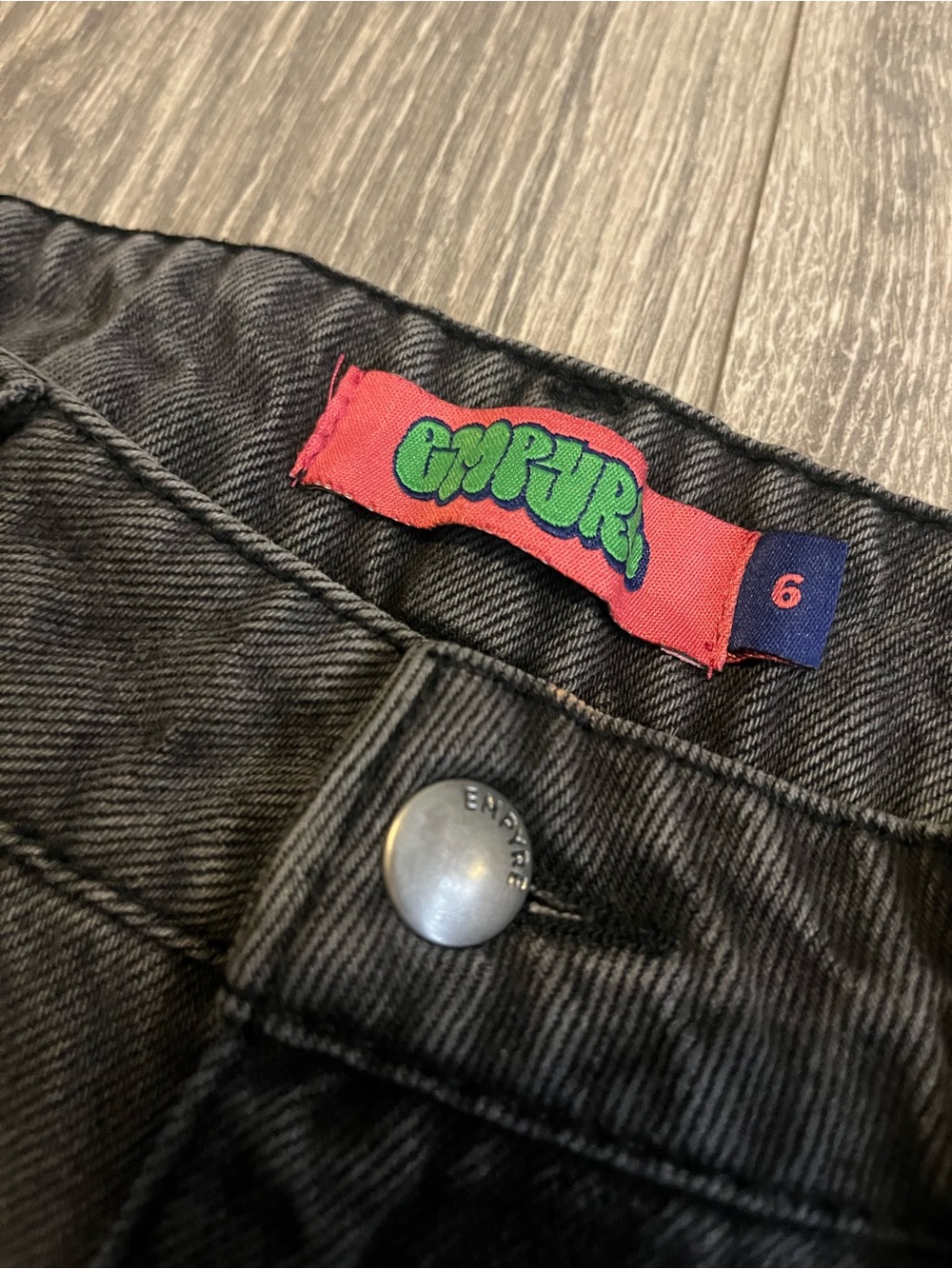 Empyre Tori Black Wash Carpenter Skate Jeans